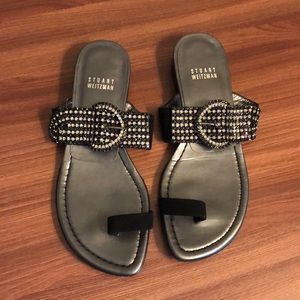Stuart Weitzman black sandals